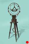 Sculpture: Hoop with suspended tringle on three legs